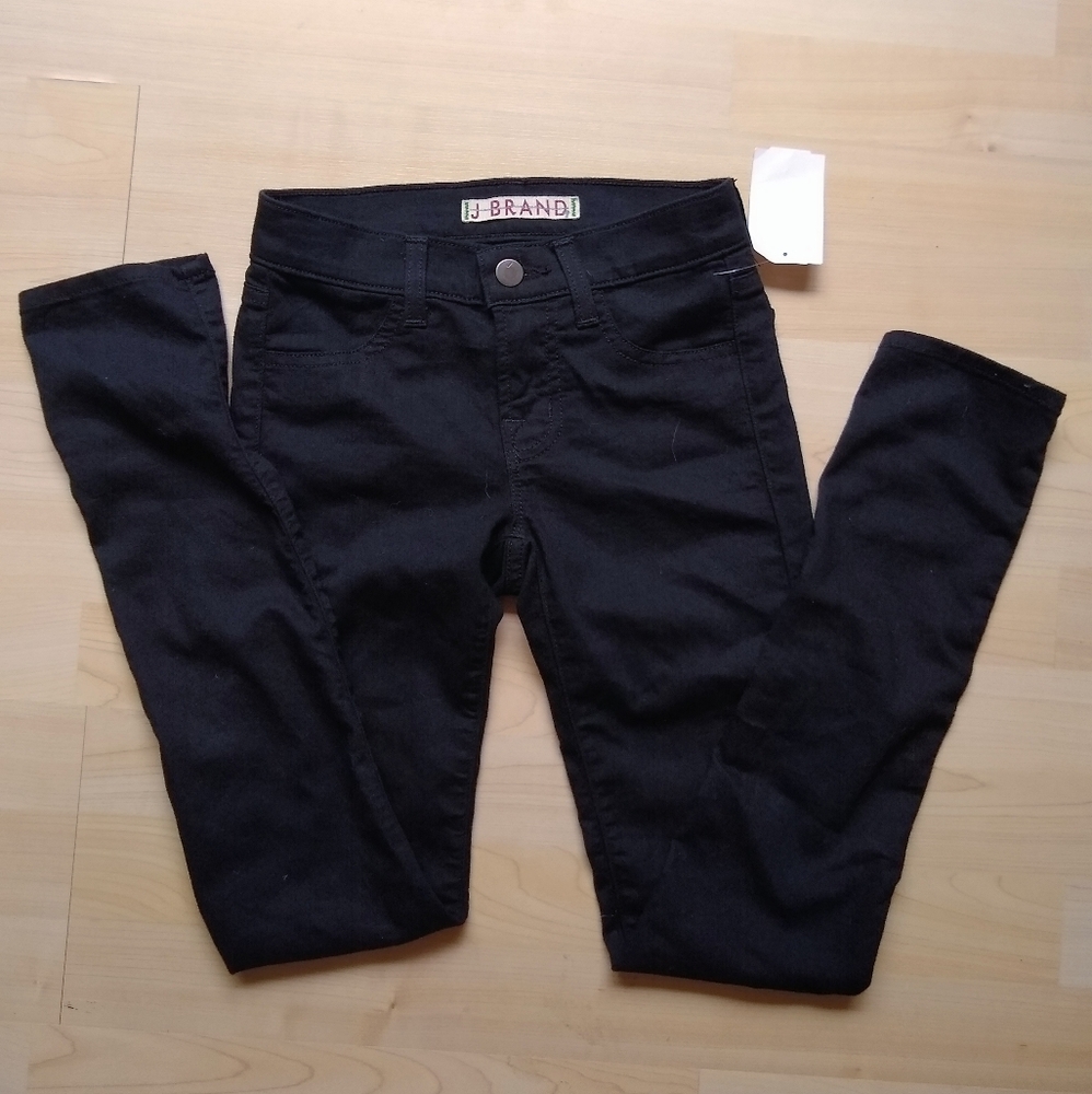 BRAND NEW! J Brand Girls Black Jeans Sz 10